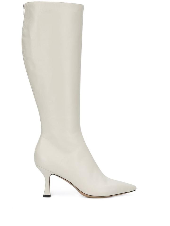 Leqarant Knee-high Boots - White