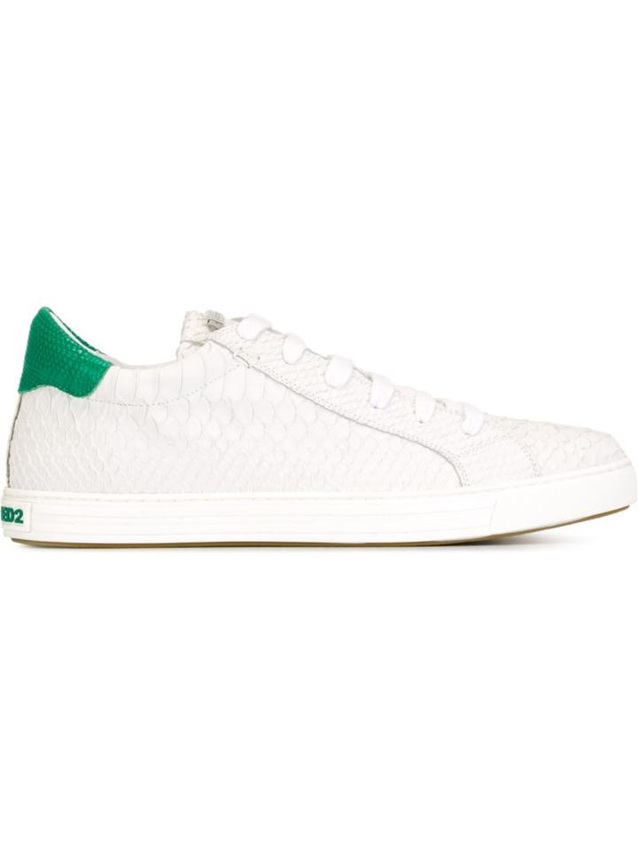 Dsquared2 Tennis Club Sneakers, Men's, Size: 44, White, Leather/rubber