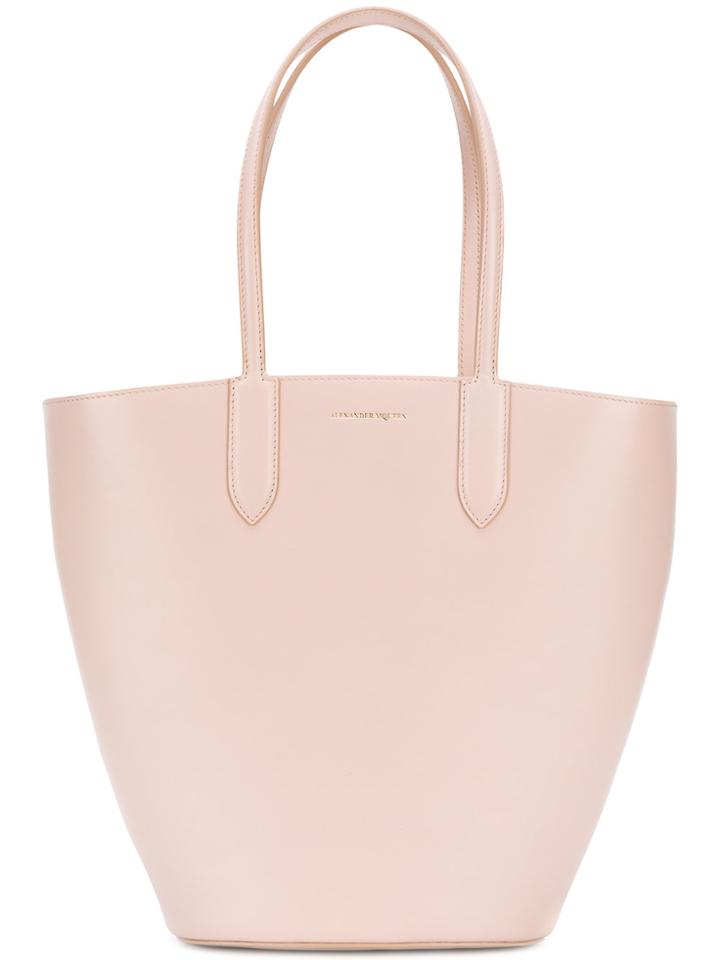 Alexander Mcqueen Bucket Tote - Nude & Neutrals