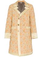 Gucci Floral Print Quilted Coat - Multicolour