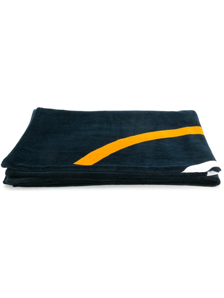 Paul & Shark Logo Patch Beach Towel - Blue