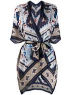 Mc2 Saint Barth Belted Beach Cover - White