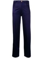 See By Chloé Slim Fit Tailored Trousers - Blue