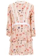Martha Medeiros Lorain Short Printed Dress - Pink & Purple