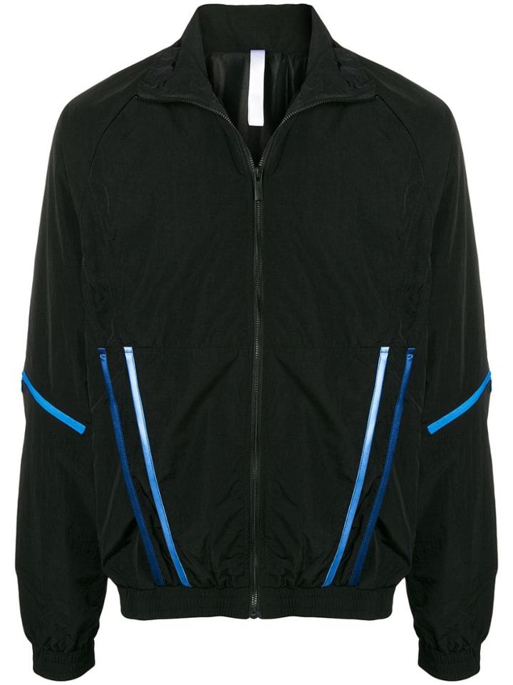 Cottweiler Striped Lightweight Jacket - Black