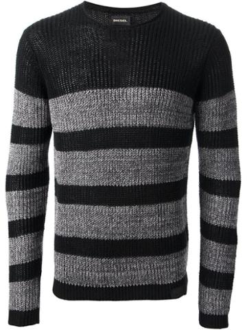 Diesel Striped Knitted Sweater