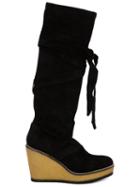 Robert Clergerie Avane Boots, Women's, Size: 38, Black, Suede