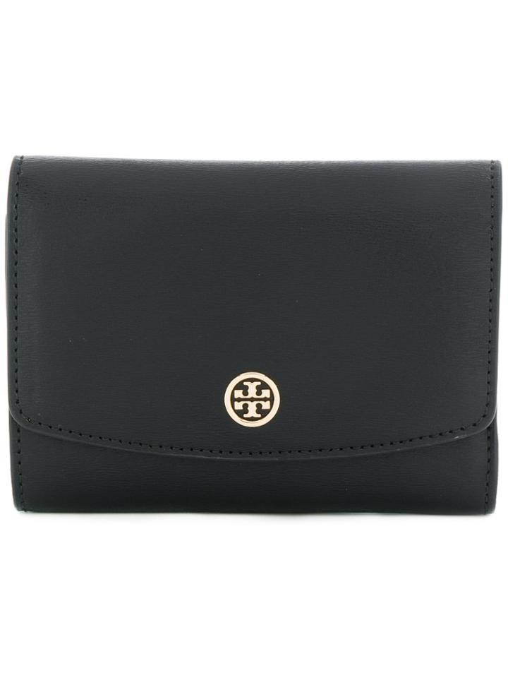 Tory Burch Parker Medium Flap Wallet - Black