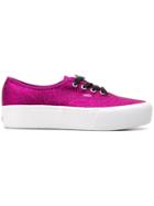 Vans Glitter Authentic Platform 2.0 Sneakers - Pink