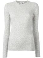 Elizabeth And James Bella Jumper, Women's, Size: Medium, Grey, Nylon/viscose/cashmere/wool