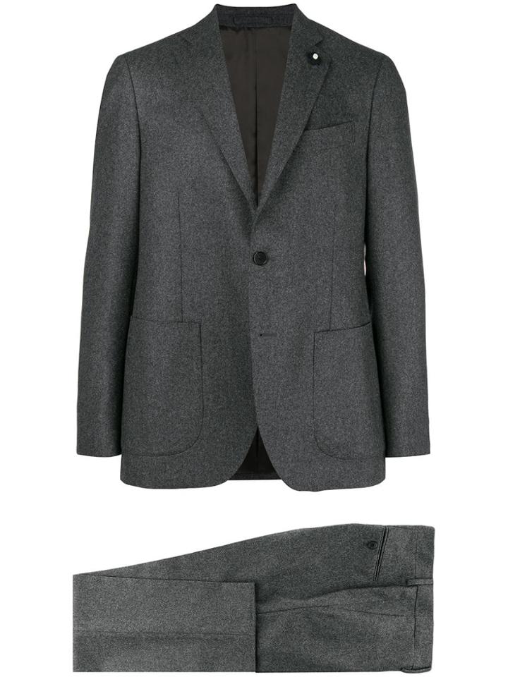 Lardini Two-piece Classic Suit - Grey