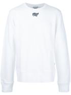 Sankuanz - Logo Patch Sweatshirt - Men - Cotton - L, White, Cotton