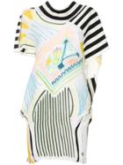 Tata Christiane Embroidered T-shirt Dress - White