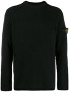 Stone Island Knitted Sweatshirt - Black