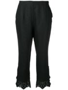 Ermanno Scervino Classic Cropped Trousers - Black