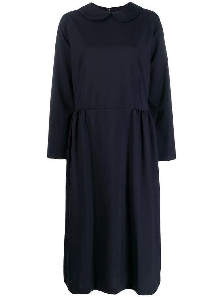 Comme Des Garçons Girl Peter Pan Collar Shift Dress - Blue