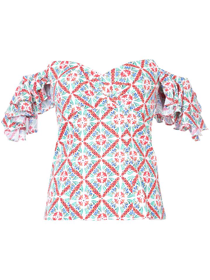 Caroline Constas Louisa Top - White