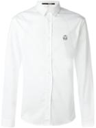 Mcq Alexander Mcqueen Harness Shirt, Men's, Size: 48, White, Cotton/polyamide/spandex/elastane