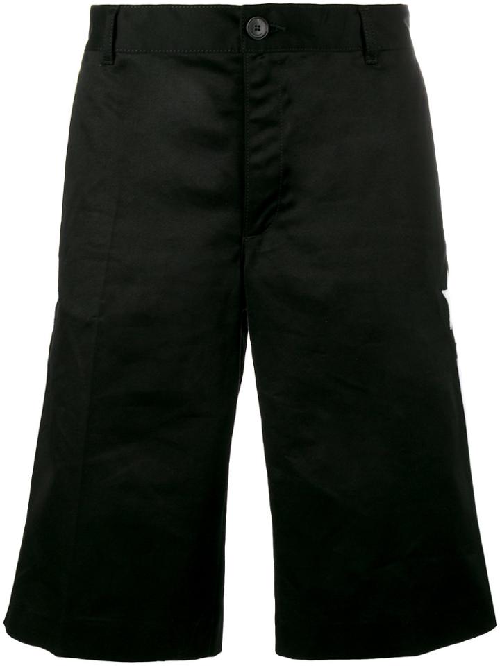Givenchy Striped Bermuda Shorts - Black