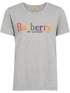 Burberry Archive Logo Cotton T-shirt - Grey