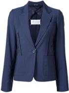 Maison Margiela Embellished Blazer, Women's, Size: 40, Blue, Wool