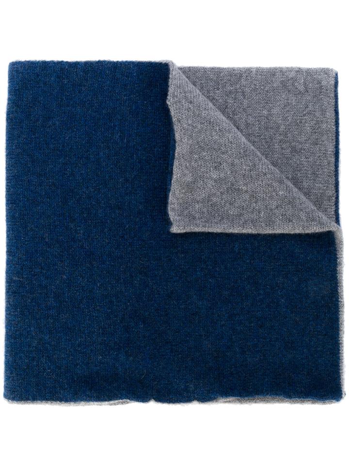 Dell'oglio Contrast Scarf - Blue