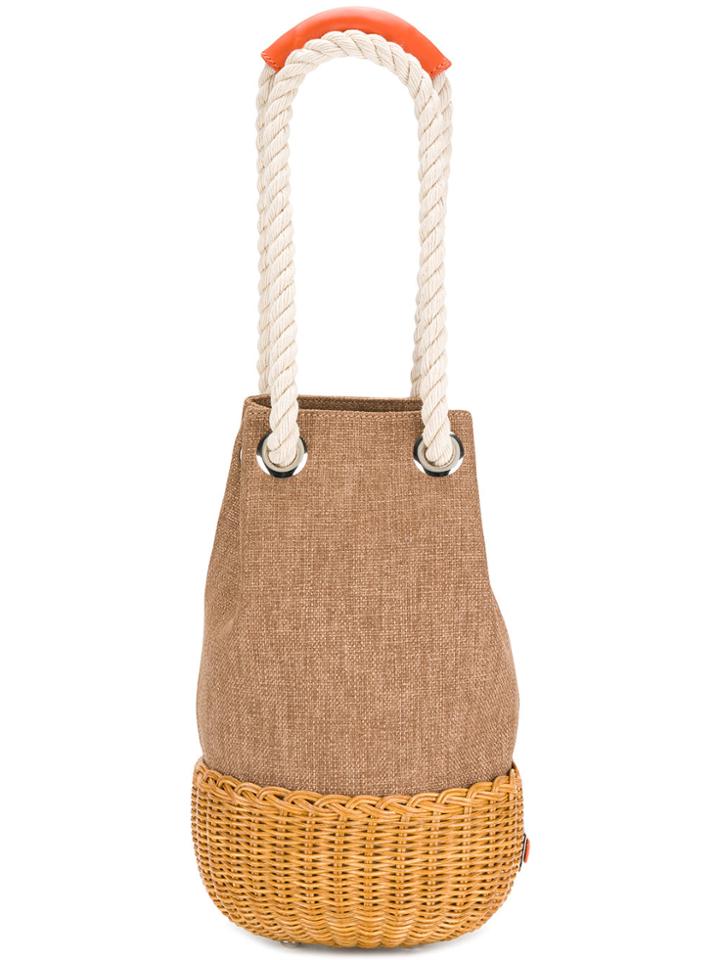 Rodo Rope Detail Bucket Bag - Nude & Neutrals