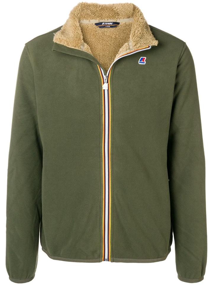 K-way Shearling Lined Jacket - Green
