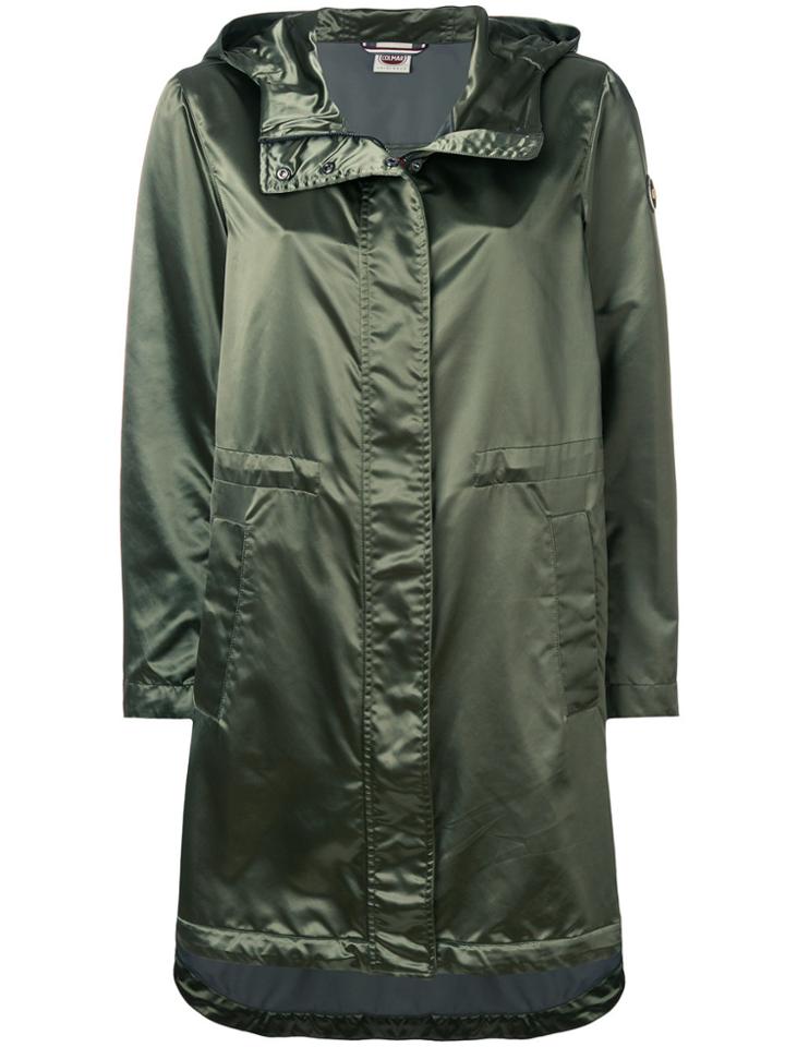 Colmar Hooded High Shine Coat - Green