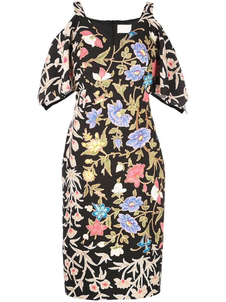 Peter Pilotto Botanical Dress - Black