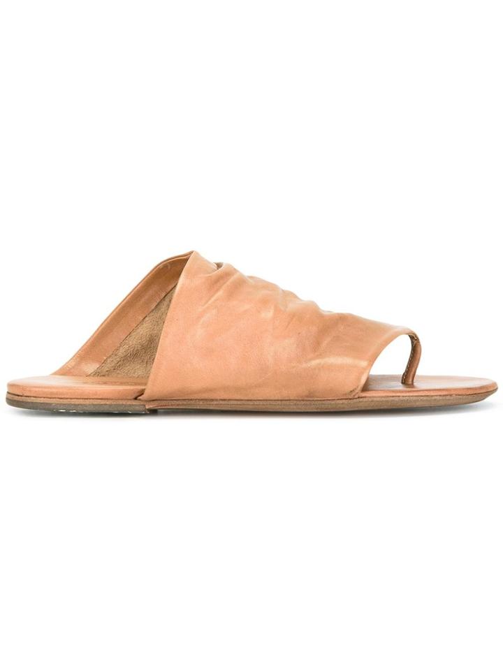 Marsèll Asymmetric Sandals - Nude & Neutrals