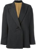 Jean Paul Gaultier Vintage Peaked Lapel Blazer, Women's, Size: 42, Grey