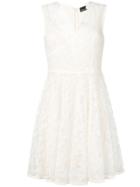 Ermanno Ermanno Sleeveless Flared Dress - White