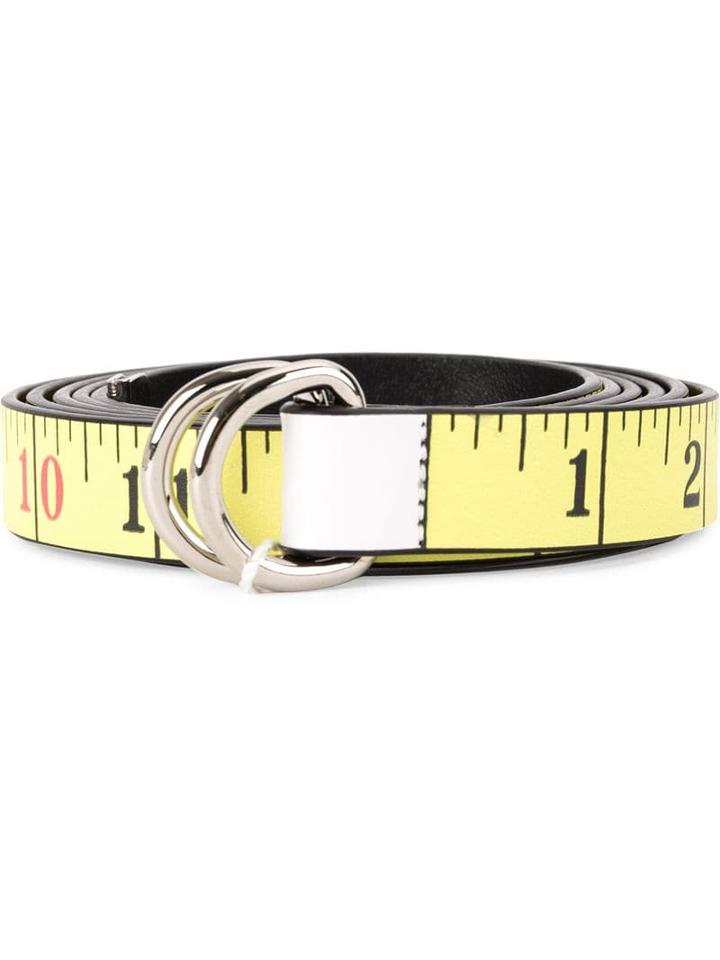 Maison Margiela Printed Buckle Belt - Yellow