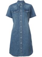 Sacai - Belted Denim Shirt Dress - Women - Cotton - 2, Blue, Cotton