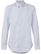 Aspesi Pinstriped Shirt - Blue