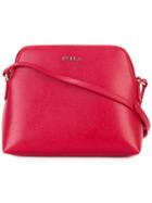 Furla Zipped Crossbody Bag, Women's, Red, Leather