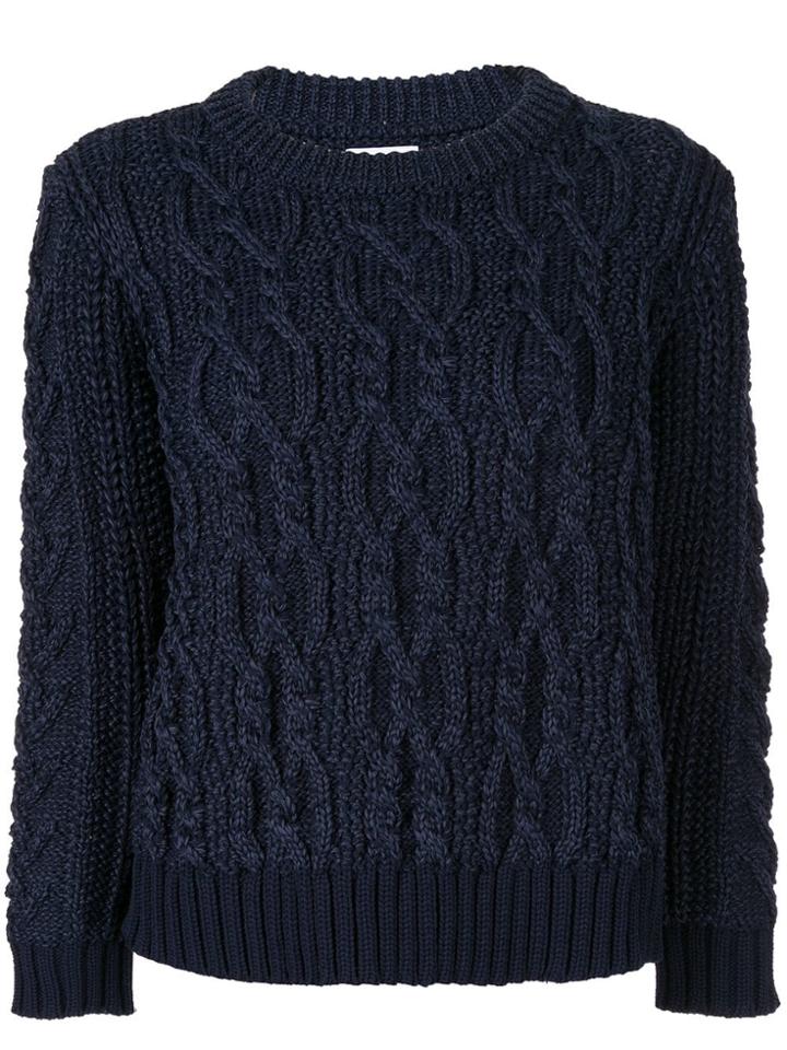 Coohem Cable Knit Jumper - Blue
