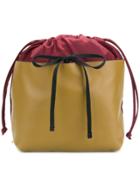 Marni Panel Drawstring Backpack - Red