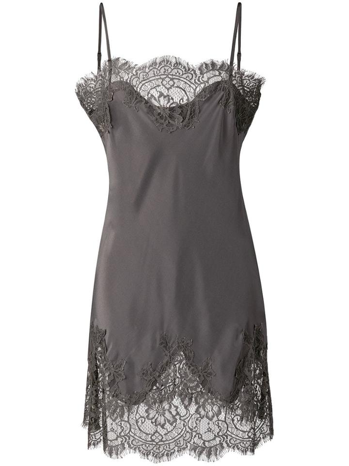 Gold Hawk Longline Camisole Top - Grey