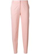 Essentiel Antwerp Tailored Fitted Trousers - Pink & Purple
