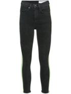 Rag & Bone Side-stripe Skinny Jeans - Black