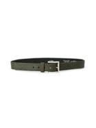 Ivo Scunzani Pebbled Belt - Green