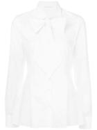 Ermanno Scervino Bow-detail Long-sleeve Shirt - Unavailable