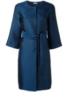 P.a.r.o.s.h. Picabia Coat, Women's, Blue, Silk/polyester