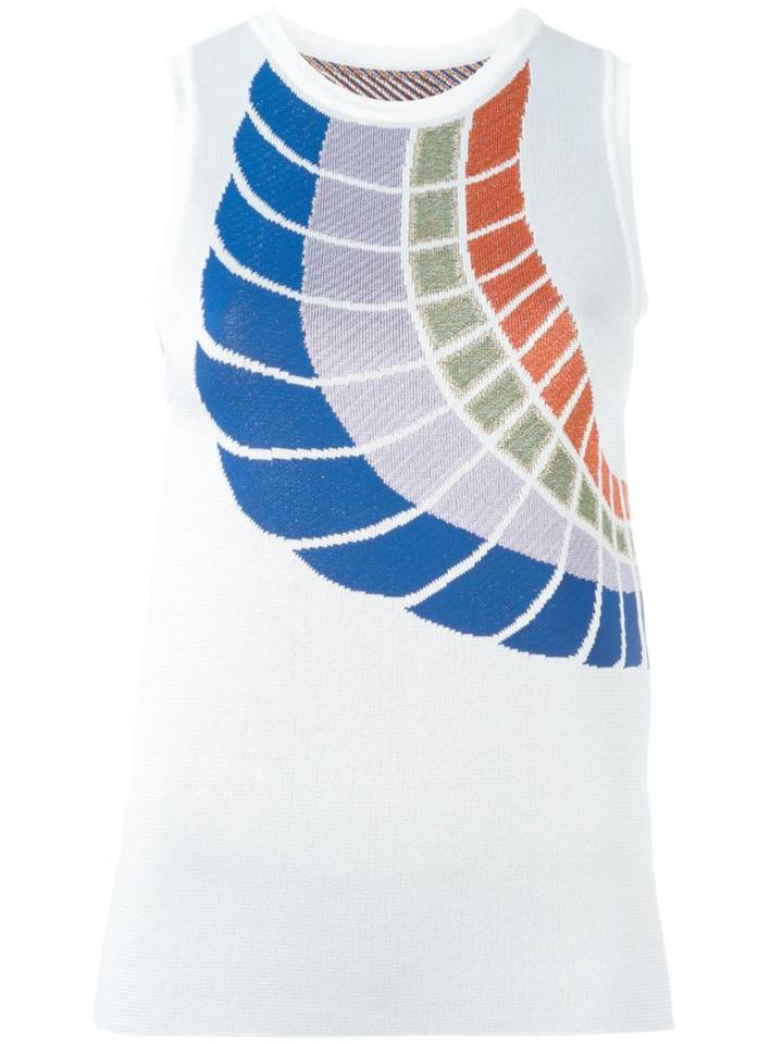 Paco Rabanne Intarsia Knit Top