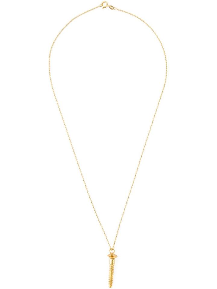 True Rocks 'screw' Necklace, Adult Unisex, Metallic