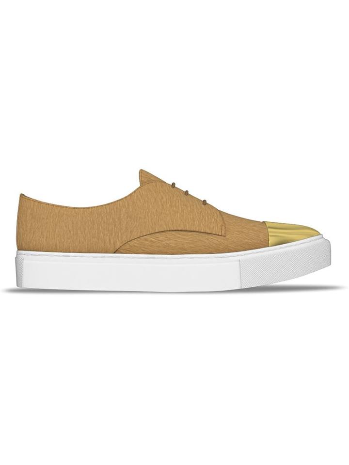 Myswear Hoxton Sneakers, Women's, Size: 39, Nude/neutrals, Leather/rubber
