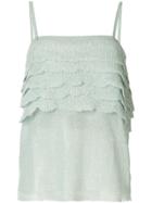 Missoni Layered Knit Top - Green