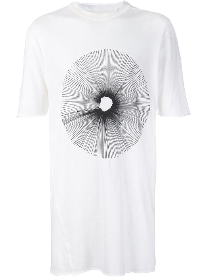 Damir Doma Print T-shirt, Men's, Size: S, White, Silk/cotton
